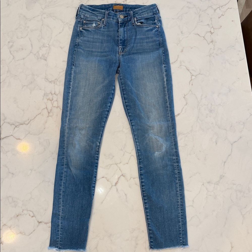 MOTHER Light Blue Skinny Jeans